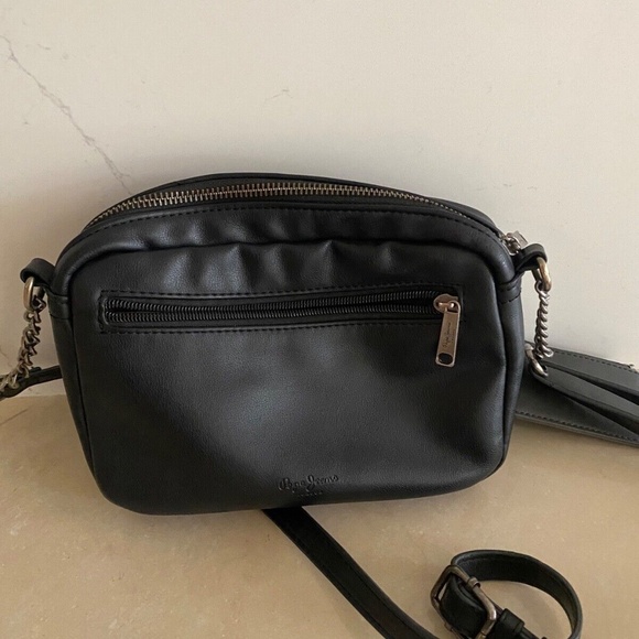 Pepe Jeans London Unisex Dark Navy Crossbody Shoulder Bag Adjustable Strap - Picture 2 of 10